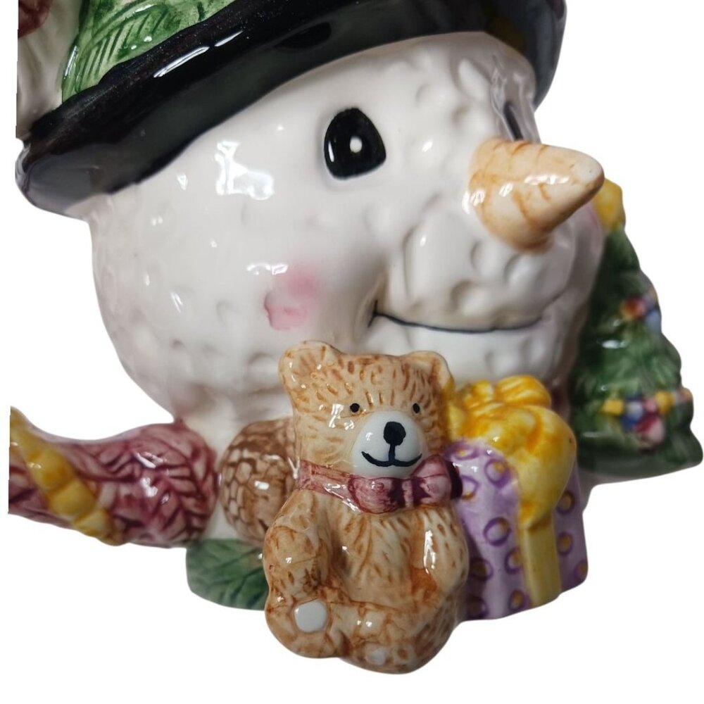 Alco Holiday Ceramic Snowman Mug With 3D Gift & Tree 16Oz - Picture 7 of 8